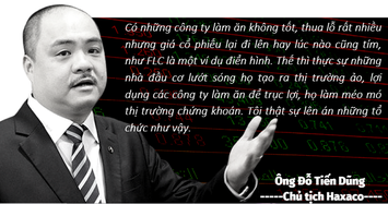 Chủ tịch Haxaco Đỗ Anh Dũng: Những người lướt sóng là 'ký sinh trùng' chứ không phải cổ đông 