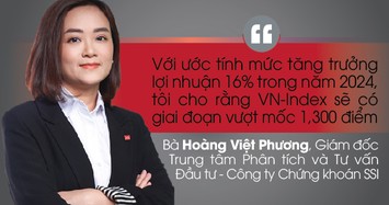 Giám đốc phân tích SSI: Chứng khoán có lúc vượt 1.300 điểm trong năm 2024