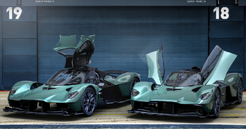 Ngắm siêu xe Valkyrie Spider mui trần nhanh nhất của Aston Martin