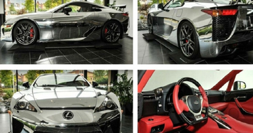 Siêu xe Lexus LFA phủ crôm độc có giá lên tới 24 tỷ đồng