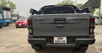 Dân chơi định giá Ford Ranger biển “tứ quý 6” Hà Nội như nào?