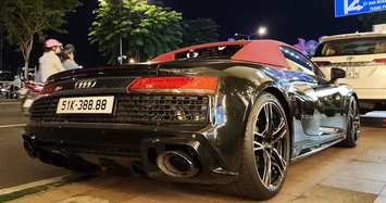 Cân cảnh Audi R8 V10 Spyder biển “tứ quý 8” đang tìm chủ nhân mới