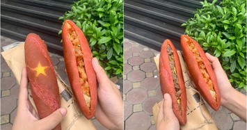 Món bánh mì có hình ngôi sao vàng sốt xình xịch