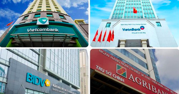 Kết quả kinh doanh đầy bất ngờ của 'Big4' Agribank, BIDV, Vietcombank và VietinBank