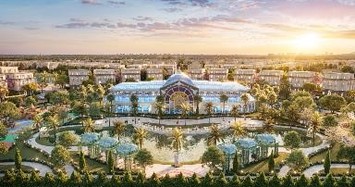 Ra 'đảo tỷ phú' Vinhomes Royal Island xem dinh thự Hoàng Gia 'Ngọc lục bảo' 