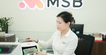 Lợi nhuận 9 tháng của ngân hàng MSB đạt 72% kế hoạch năm