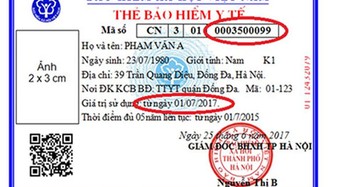 Không in mới, đổi thẻ BHYT từ năm 2019