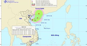 Áp thấp nhiệt đới mới nhất 22/7: Cách bờ biển Nam Định, Thanh Hóa 140km