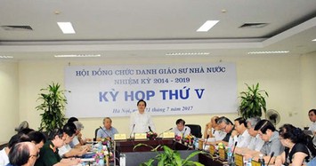 Năm 2018 không xét công nhận giáo sư, phó giáo sư