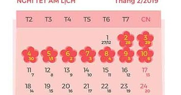 Chính thức trình đề xuất nghỉ Tết Âm lịch 2019 dài 9 ngày