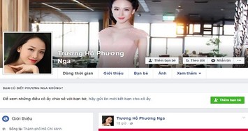 Loạn Facebook giả mạo "hoa hậu" Trương Hồ Phương Nga