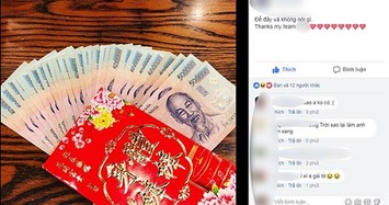 Dân công sở thi nhau khoe lì xì may mắn ngày khai xuân