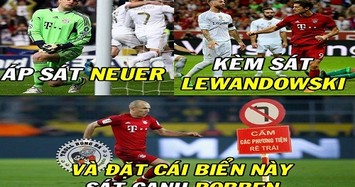 Ảnh chế bóng đá: Kế sách giúp Real Madrid đánh bại Bayern Munich