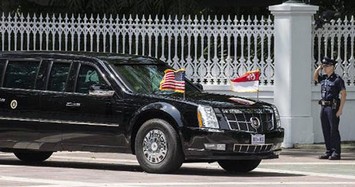 Cadillac One cùng Tổng thống Trump tới Singapore dự hội nghị Mỹ-Triều