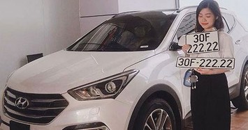 Hyundai Santa Fe hơn 2 tỷ đồng biển “ngũ quý 2” ở HN