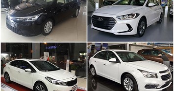 Chọn xe sedan hạng C số sàn giá từ 500 triệu tại VN