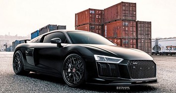 Siêu xe Audi R8 V10 Plus độ máy bay tàng hình khủng