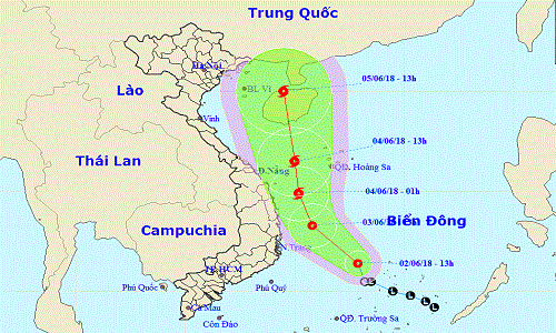 Áp thấp vào biển Đông, có khả năng mạnh lên thành bão