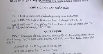 Người ký lệnh khám xét nơi đổi 100 USD cho anh thợ điện nói gì?