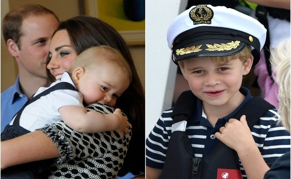Khoảnh khắc đáng yêu của tiểu Hoàng tử George tròn 7 tuổi