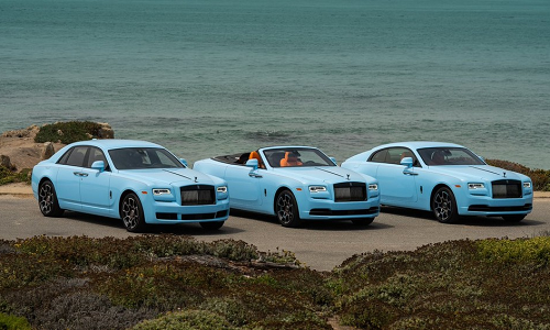 Choáng ngợp với dàn xe siêu sang Rolls-Royce 'khoác áo xanh'