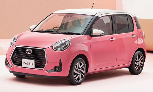 Toyota Passo Moda Charm màu hồng dành cho phái đẹp