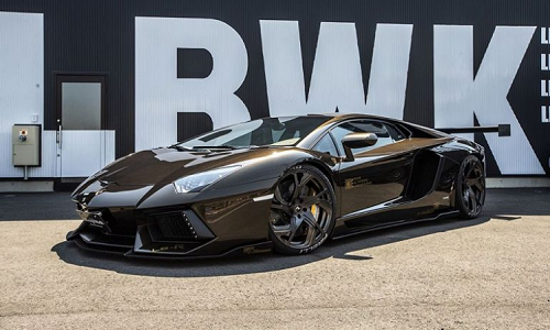 Ngắm siêu phẩm Lamborghini Aventador Liberty Walk màu nâu