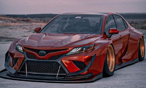 Ngắm xe Toyota Camry phong cách hầm hố dữ dằn