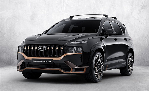 Hyundai SantaFe 2021 hầm hố với gói độ N-Performance