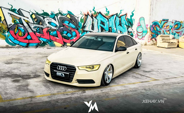 Dân chơi chi trăm triệu độ gầm cho Audi A6 