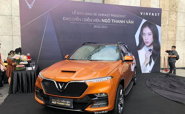 Ngô Thanh Vân tậu VinFast President giá gần 4 tỷ