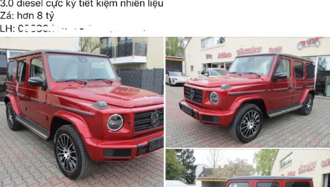 Mercedes-Benz G-Class máy dầu hơn 8 tỷ đồng