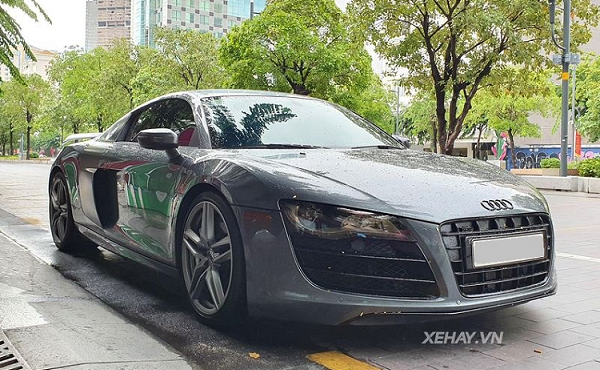 Cận cảnh siêu xe Audi R8 V10 Coupe ở Sài Gòn