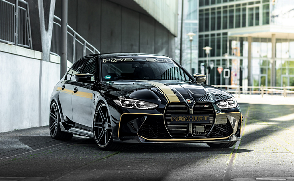 Mê ly chiếc BMW M3 Competition độ Manhart mạnh hơn 600 mã lực