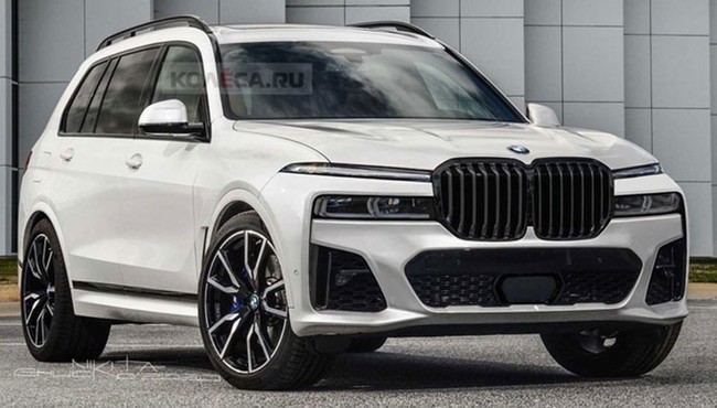 BMW X7 2022 lộ diện trên đường phố, chuẩn bị ra mắt 