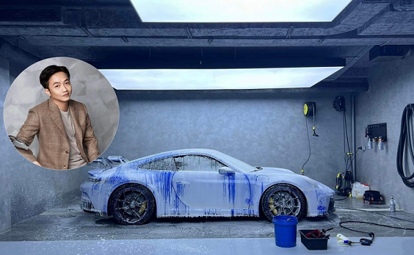 Đại gai Cường Đô la bất ngờ chi tiền tỷ Porsche 911 GT3 màu xanh Shark Blue
