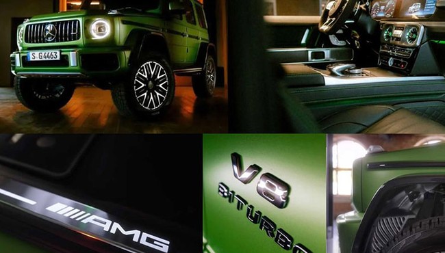 Chi tiết Mercedes-AMG G63 bản gầm cao