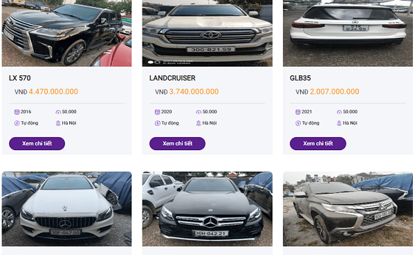 Loạt xe sang Mercedes-Benz, Lexus và BMW được thanh lý giá mềm