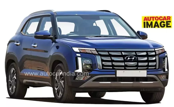 SUV cỡ B Hyundai Creta 2024 thiết kế đẹp như Palisade 