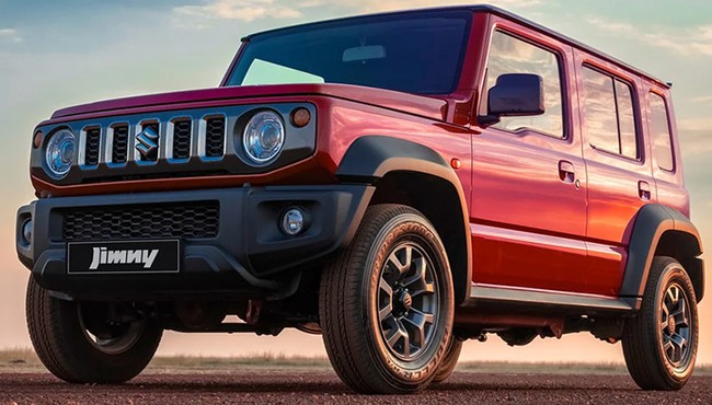 Chi tiết Suzuki Jimny phiên bản 5 cửa 