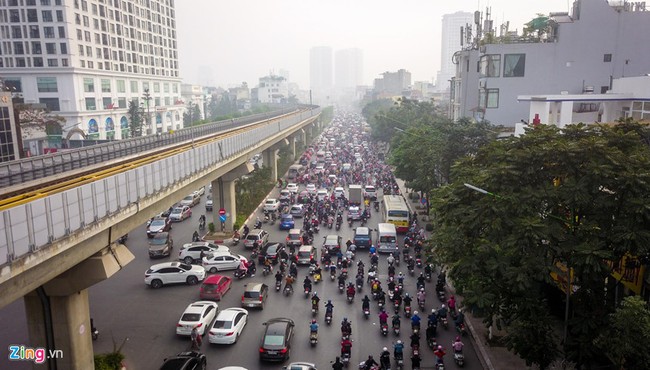 Toàn cảnh 2 tuyến đường Hà Nội dự định thí điểm cấm xe máy