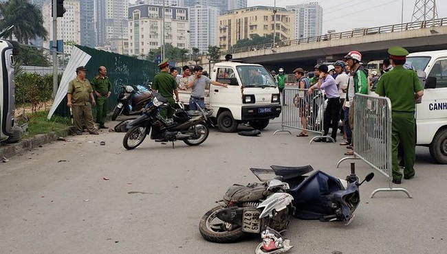 Hà Nội: Danh tính nữ tài xế lái “xe điên” đâm hàng loạt xe máy