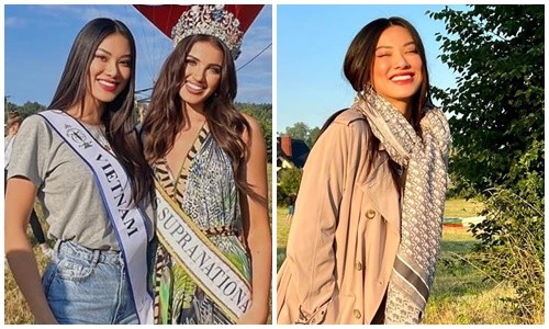 Á hậu Kim Duyên xuất hiện với vẻ đẹp rạng ngời sau khi mắc lỗi ở Miss Supranational 