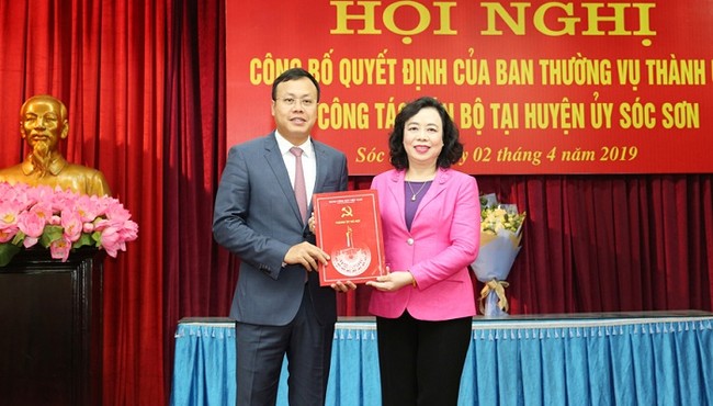 Con trai ông Phạm Quang Nghị làm Phó Bí thư huyện Sóc Sơn