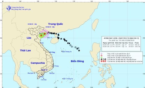 Hà Nội mưa lớn khi bão số 3 suy yếu thành áp thấp nhiệt đới 