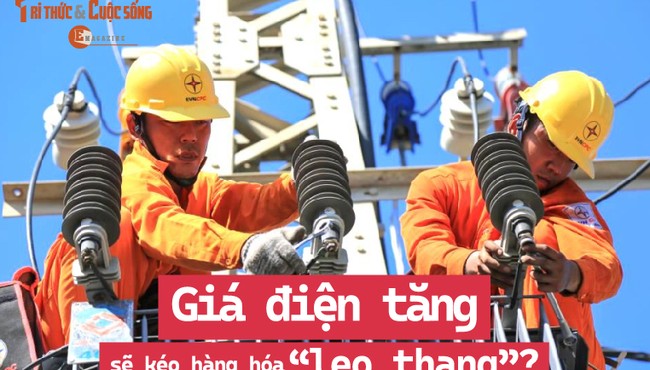 Giá điện bán lẻ bình quân tăng 4,8%, lên 2.103,11 đồng một kWh 