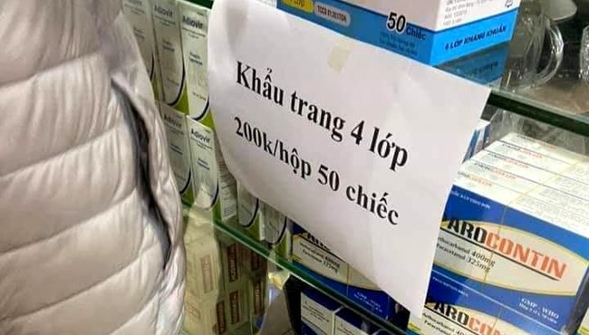 Quảng Bình: Phát hiện 6 nhà thuốc ​bán khẩu trang y tế với giá “cắt cổ” 