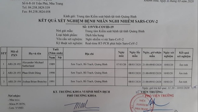 Chuyên gia hang động người Anh bay cùng chuyến với bệnh nhân 17 âm tính với Covid-19