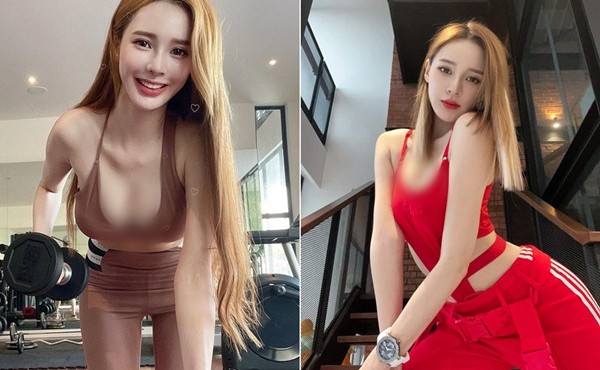 Hotgirl thể thao khoe ảnh tập tại nhà, trang phục sexy