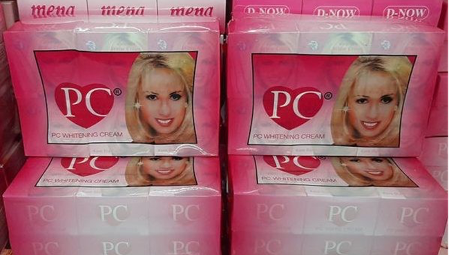 Kem dưỡng trắng da PC Whitening Cream bị thu hồi 